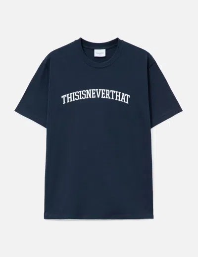 Thisisneverthat Arch-logo T-shirt In Blue