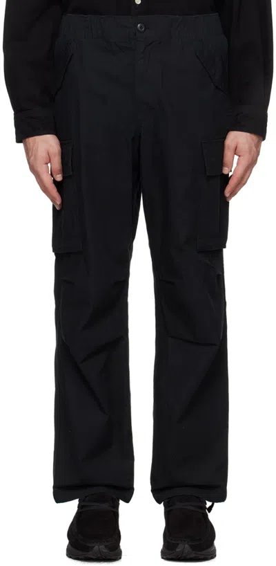 Thisisneverthat Black Regular-fit Cargo Trousers