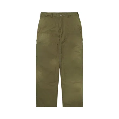 Pre-owned Thisisneverthat Bleached Double Knee Pant 'khaki' | Brown | Men's Size Xl