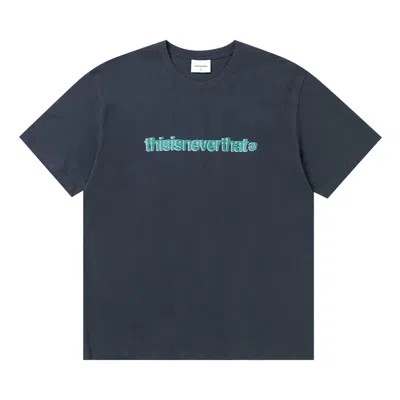 Pre-owned Thisisneverthat Cracked T-logo Tee 'navy' | Blue | Men's Size L