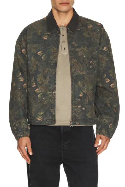 Thisisneverthat Denim Blouson Jacket In Orange