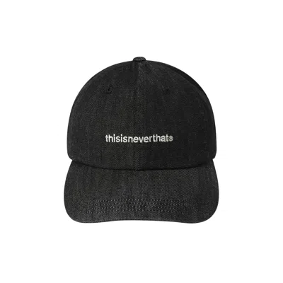 Pre-owned Thisisneverthat Denim T-logo Cap 'black' | Men's Size Onesize