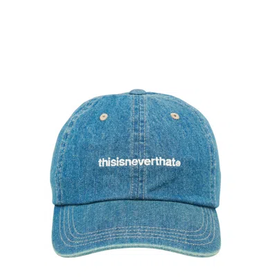 Thisisneverthat Denim T-logo Cap In Blue