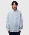 Thisisneverthat Dsn Striped Shirt In Blue