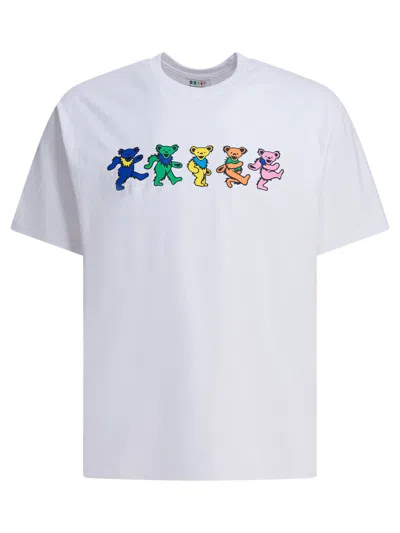 Thisisneverthat ® "gd Dancing Bears" T Shirt In White