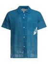 Thisisneverthat Gd Lightning Mesh Shirts Blue In Blue
