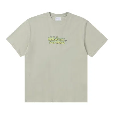 Pre-owned Thisisneverthat Gradient Ol-logo Tee 'stone' | Grey | Men's Size L