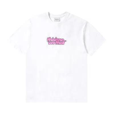 Pre-owned Thisisneverthat Gradient Ol-logo Tee 'white' | Men's Size L