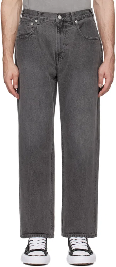 Thisisneverthat Gray Relaxed Jeans In Grey