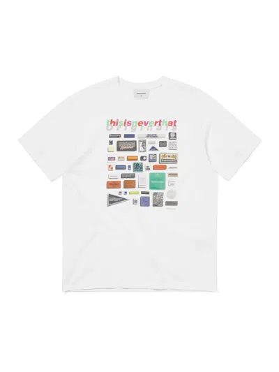 Thisisneverthat Labels Originals Tee In Transparent