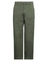 Thisisneverthat Man Pants Military Green Size M Cotton