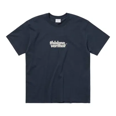 Thisisneverthat Ol-logo Tee In Blue