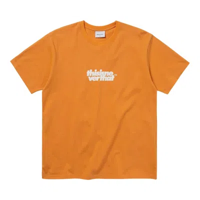 Thisisneverthat Ol-logo Tee In Orange