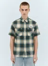 Thisisneverthat Ombre Check Shirt In Green
