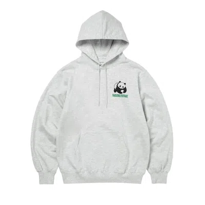 Pre-owned Thisisneverthat Panda Hoodie 'oatmeal' | Yellow | Men's Size M