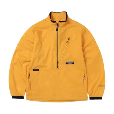 Pre-owned Thisisneverthat Pertex Qa Half Zip Pullover 'yellow' | Men's Size L