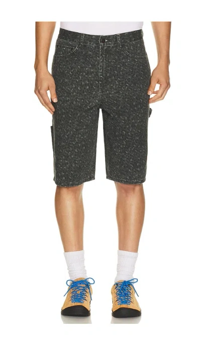 Thisisneverthat Relaxed Painter Short In Black