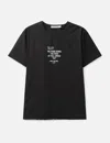 Thisisneverthat Rode Back Zip T-shirt In Black