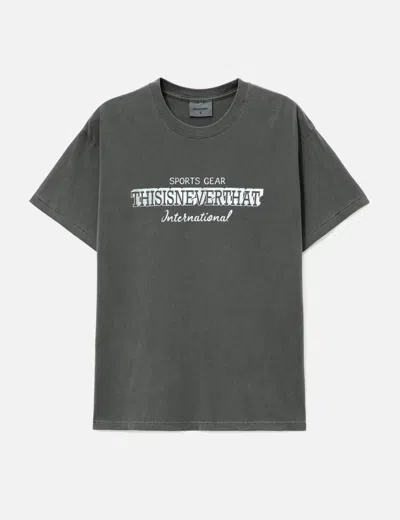 Thisisneverthat S.g. International T-shirt In Gray