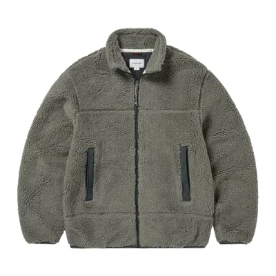 Pre-owned Thisisneverthat Sherpa Fleece Jacket 'grey' | Men's Size L