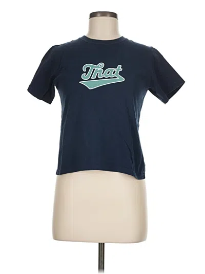 Pre-owned Thisisneverthat Short Sleeve T-shirt In Teal