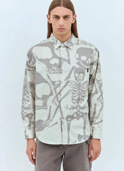 Thisisneverthat Skeletons Shirt In Grey