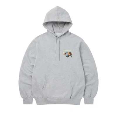 Pre-owned Thisisneverthat Solar System Hoodie 'heather Grey' | Men's Size M
