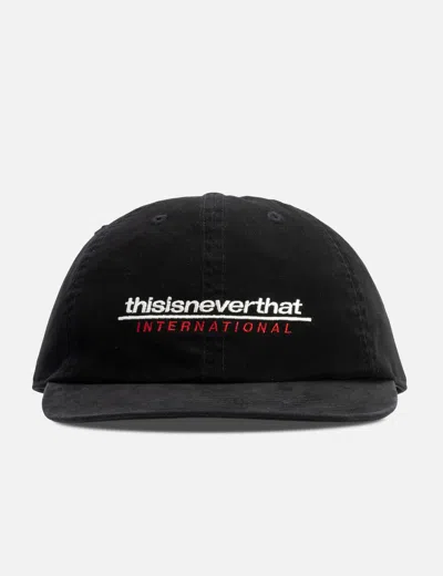 Thisisneverthat Sp International-logo Cap In Black