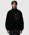 Thisisneverthat Sp Sherpa Fleece Jacket In Black