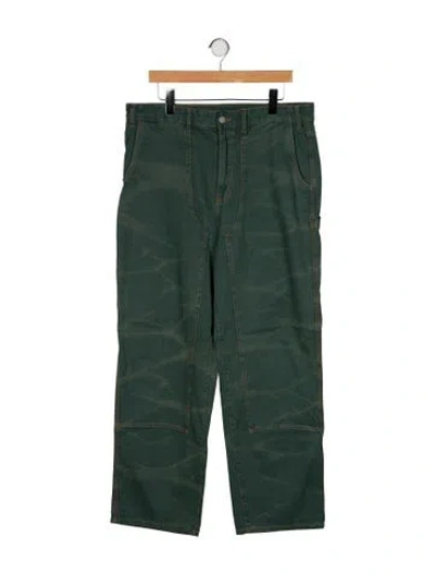 Pre-owned Thisisneverthat Straight-leg Jeans In Green