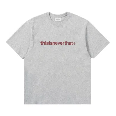 Pre-owned Thisisneverthat T-logo Tee 'heather Grey' | Men's Size L