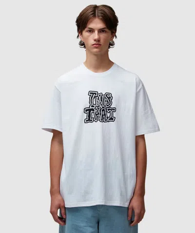 Thisisneverthat This That T-shirt In White