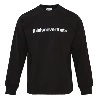 Thisisneverthat T-logo Long Sleeve Tee In Black