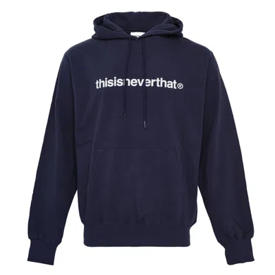 Thisisneverthat T-logo Lt Hoodie In Blue