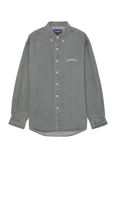 THISISNEVERTHAT WASHED DENIM SHIRT