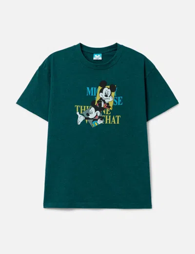 Thisisneverthat X Disney Tnt_mickey_frame Tee In Green