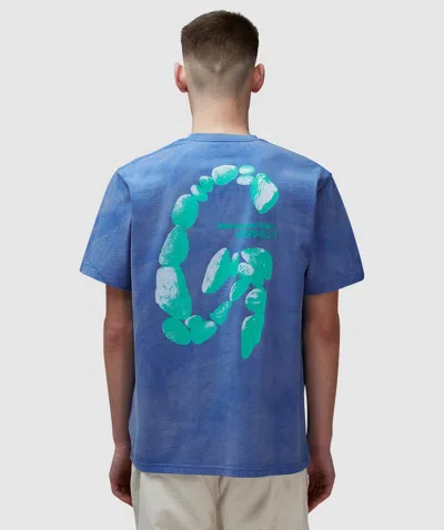 Thisisneverthat X Gramicci Sun Faded T-shirt In Blue