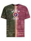 Thisisneverthat Gd Never Dead T-shirts Green In Gray