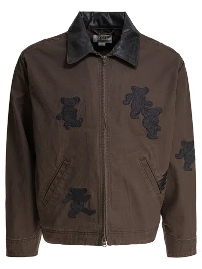 Thisisneverthat X Grateful Dead Jackets Brown