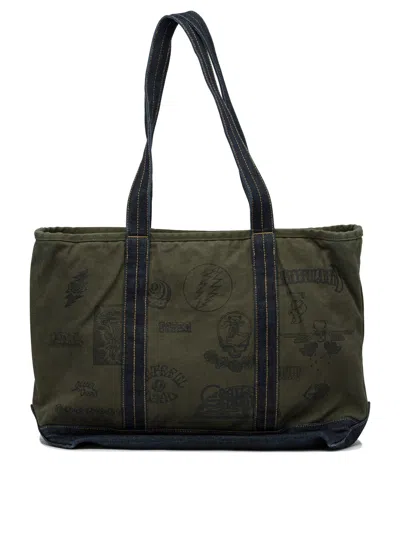 Thisisneverthat X Grateful Dead Shoulder Bags Green