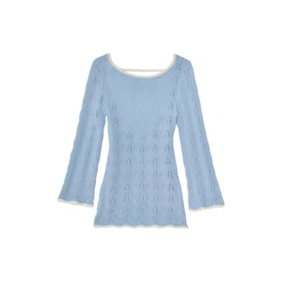 Thisisu Collection Women's Blue Marea Beachwear Knit Dress