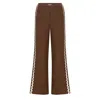 Thisisu Collection Women's Brown Wavy Pant - Mocha Muse In Brown