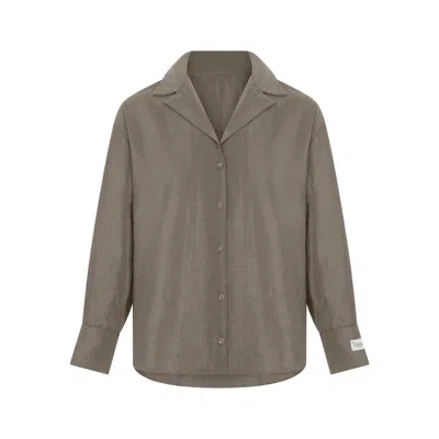 Thisisu Collection Women's Green Lyla Shirt - Khaki In Brown