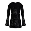 Thisisu Collection Women's Mindy Sequin Mini Dress - Black In Black