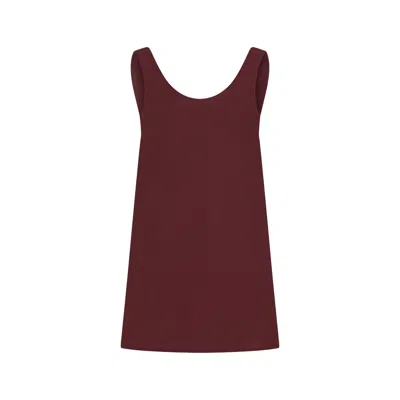 Thisisu Collection Women's Red Ipecu Mini Dress - Burgundy In Brown