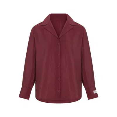 Thisisu Collection Women's Red Lyla Shirt - Burgundy