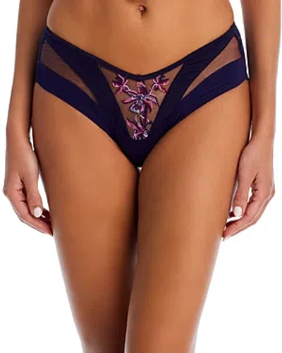 Thistle And Spire Cyrene Cheeky Embroidered Lace Panty In Galaxy
