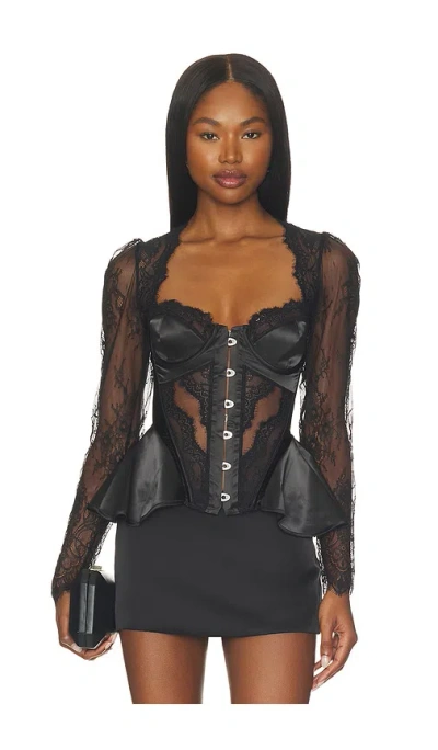 Thistle And Spire Daphne Corset In Black