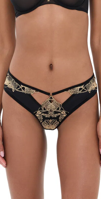 Thistle And Spire Demeter Bikini Panties Black