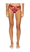 Thistle And Spire Eye Candy Thong In Ruby